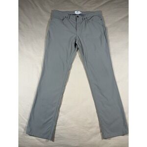 Southern Tide Intercoastal Pants Mens Gray Flat Front Chinos Size 38 X 34